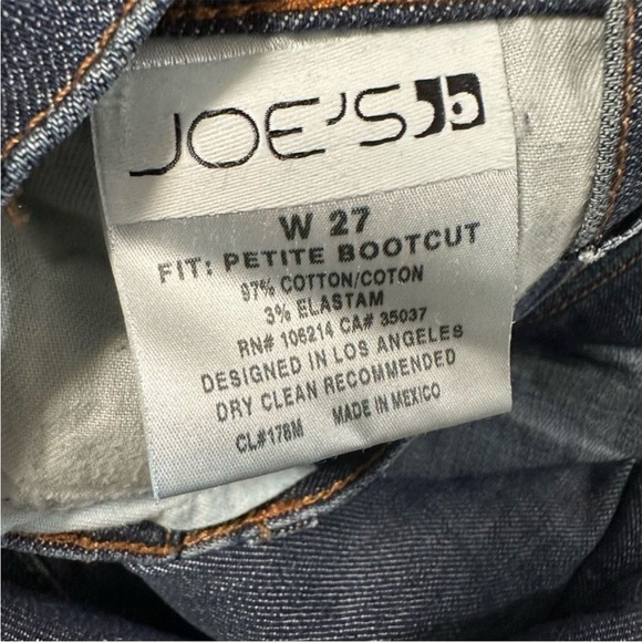 Joe’s Jeans Dark Wash Petite Bootcut Jeans sz 27 - Picture 8 of 8